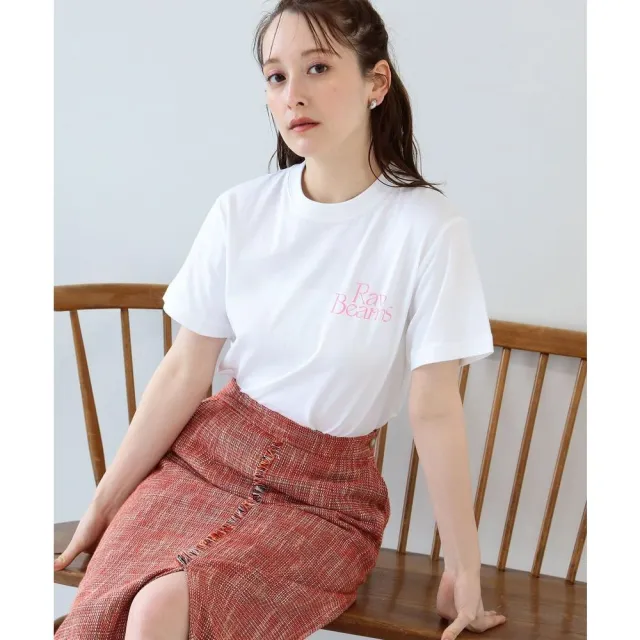 【BEAMS】官方旗艦館 Ray BEAMS / 女裝 Ray LOGO 短袖 T恤