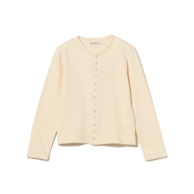 【BEAMS】官方旗艦館 BEAMS BOY / 女裝 環狀壓扣 開襟衫