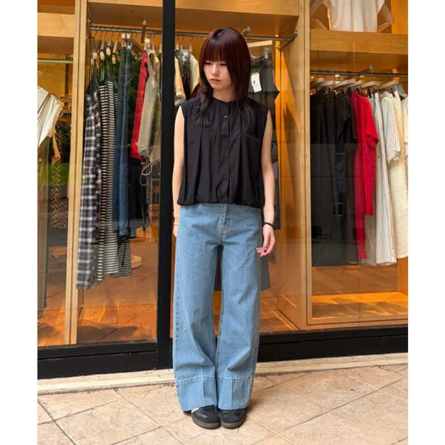 【BEAMS】官方旗艦館 BEAMS HEART / 女裝 異材質 抽繩 上衣