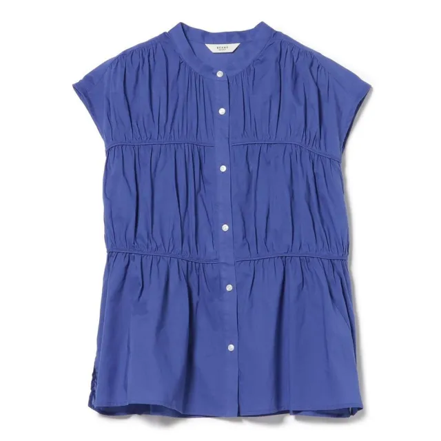 【BEAMS】官方旗艦館 BEAMS HEART / 女裝 蕾絲下擺 小V領 襯衫（其他規格）
