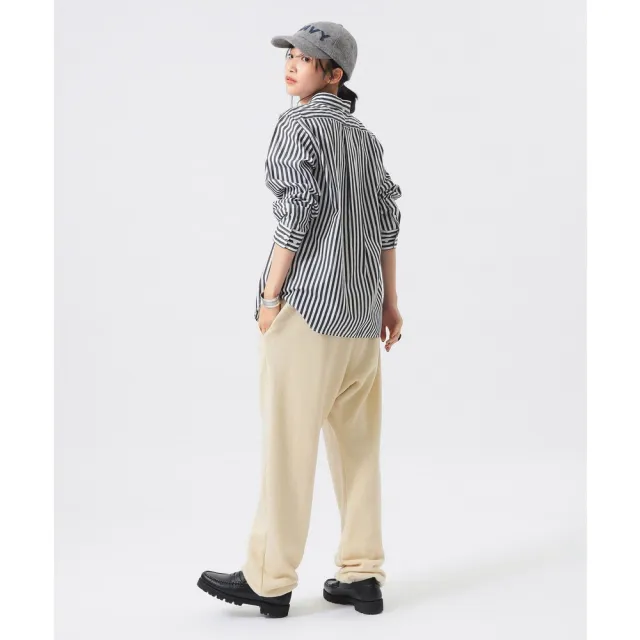 【BEAMS】官方旗艦館 BEAMS BOY / 女裝 直條紋 扣領 長袖 襯衫