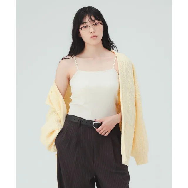 【BEAMS】官方旗艦館 BEAMS HEART / 女裝 附罩杯 絲絨 吊帶 背心