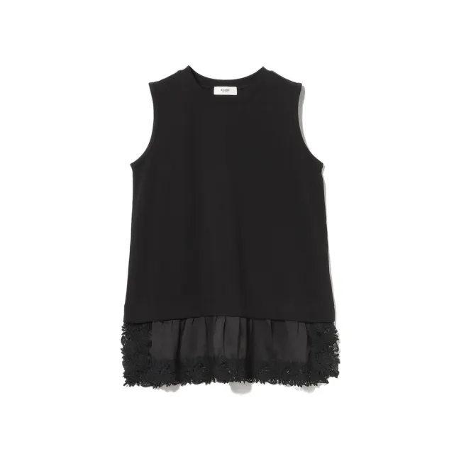 【BEAMS】官方旗艦館 BEAMS HEART / 女裝 下襬 蕾絲 棉緞 上衣