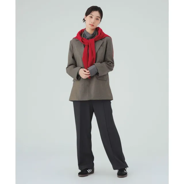 【BEAMS】官方旗艦館 BEAMS HEART / 女裝 緞面 EASY 長褲