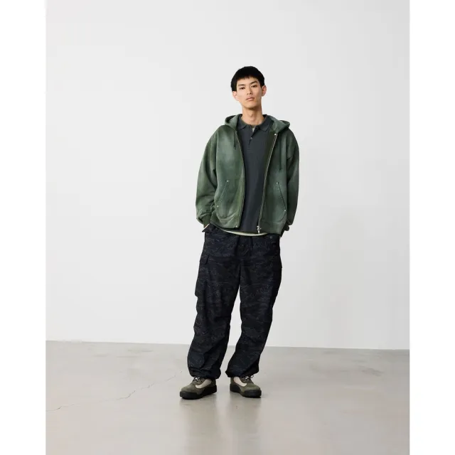 【BEAMS】官方旗艦館 BEAMS / 男裝 褪色 補強釦 拉鍊 連帽外套