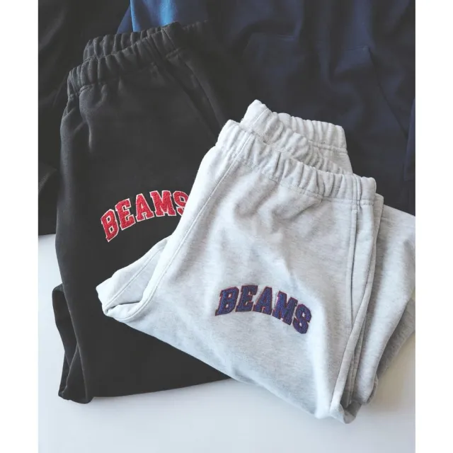 【BEAMS】官方旗艦館 BEAMS / 男裝 BEAMS LOGO 棉褲