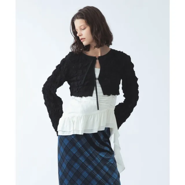 【BEAMS】官方旗艦館 Ray BEAMS / 女裝 縮皺 波列羅上衣