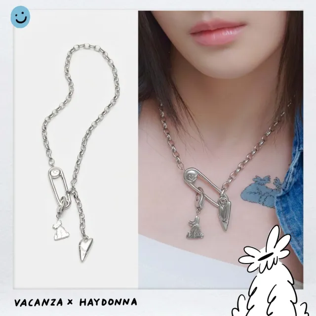 【vacanza】― Haydonna 系列｜狗狗愛心 316L吊牌 純鋼項鍊 (抗過敏 情人節禮物 生日禮物)
