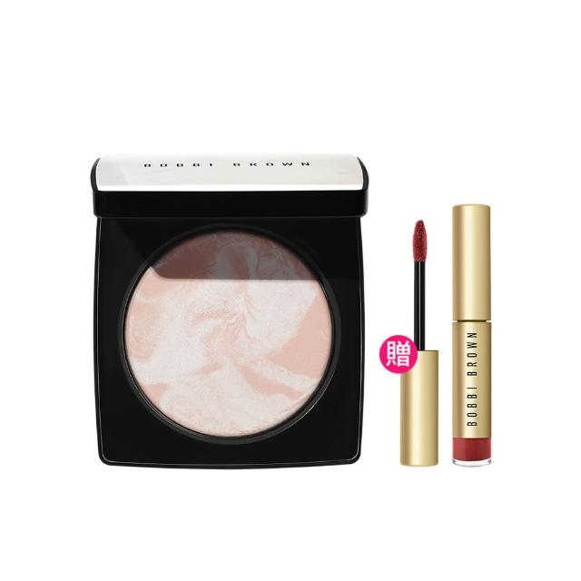 【Bobbi Brown 芭比波朗】大理石粉嫩蜜粉餅(控油x提亮 2合一 / 12hr鎖妝/毛孔瑕疵秒霧化)