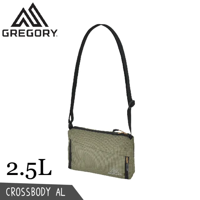 【Gregory】2.5L CROSSBODY AL 輕量肩背包《卡其綠》138248/側背包/腰包/休閒包/郵差包