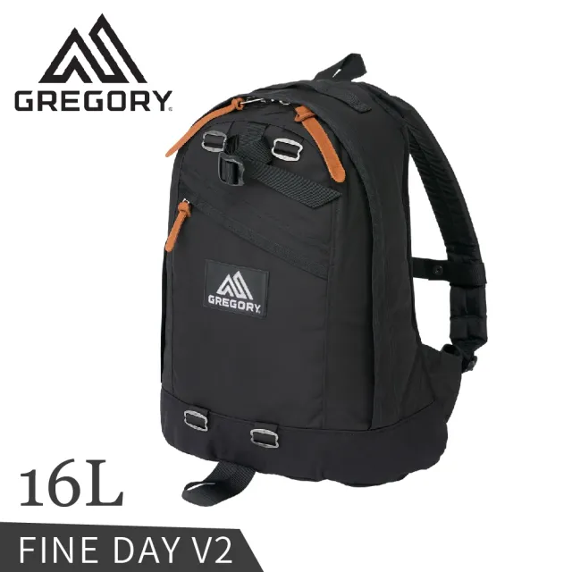 【Gregory】16L FONE DAY V2後背包《黑》137539/雙肩背包/日系街包/休閒背包/登山