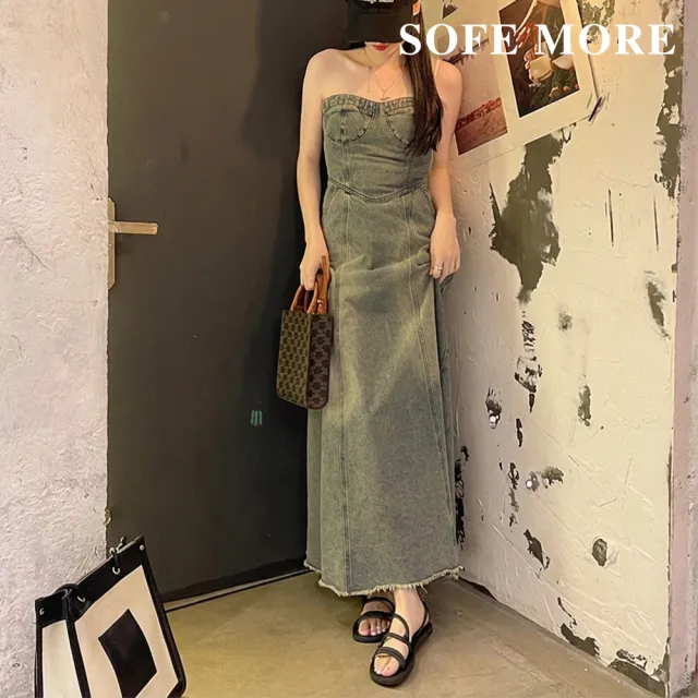 【SOFE MORE】法式方頭 防水 防滑 平底涼鞋 輕量 軟底 舒適好走 一字涼鞋 羅馬露趾 女涼拖鞋