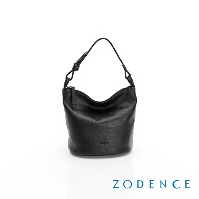 【ZODENCE 佐登司】OMBRA植鞣真皮手提斜背水桶包-小-多色 (肩背包/HOBO包)
