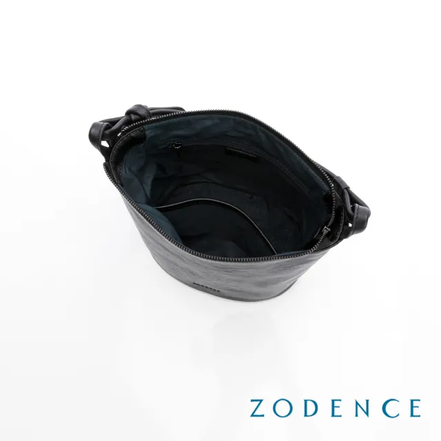 【ZODENCE 佐登司】OMBRA植鞣真皮手提斜背水桶包-小-多色 (肩背包/HOBO包)