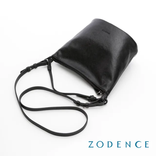 【ZODENCE 佐登司】OMBRA植鞣真皮手提斜背水桶包-小-多色 (肩背包/HOBO包)