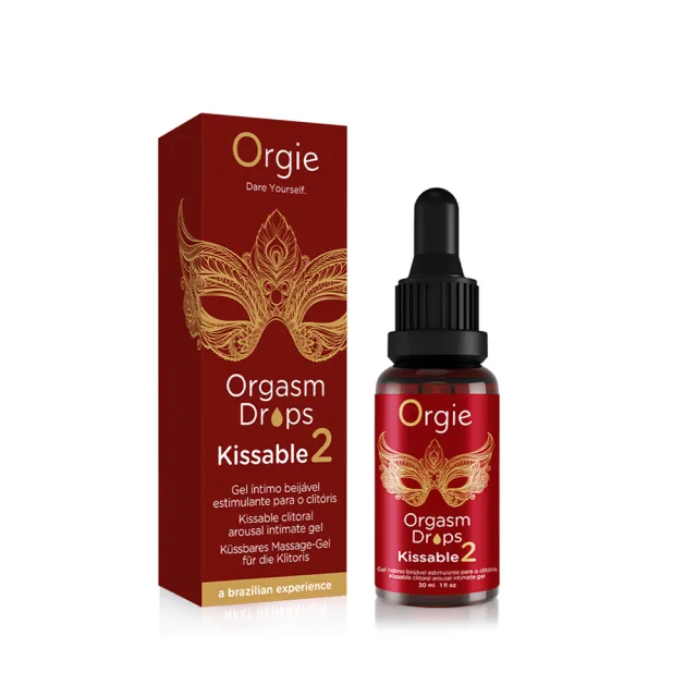 【葡萄牙Orgie】Orgsam Drops Kissable 2 小紅瓶熱感快感增强液2代_升級版/30ml