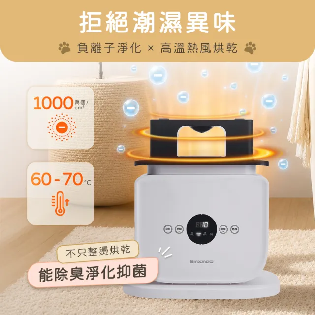 【Bmxmao】Clothes Dryer 多功能負離子整燙烘乾機 (BM-ADC01) 雙入組