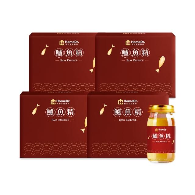 【HomeDr.】一開即飲小分子胜肽鱸魚精x4盒(60mlx6瓶/盒 共24瓶 護關鍵專利 滋補強身 年節送禮 常溫保存)