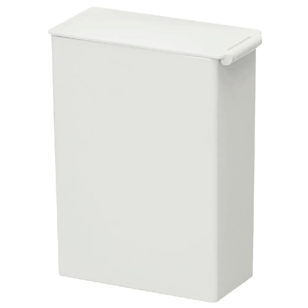 【MUJI 無印良品】PP垃圾桶/方型/迷你/約0.9L 約寬7×深13.5×高14cm