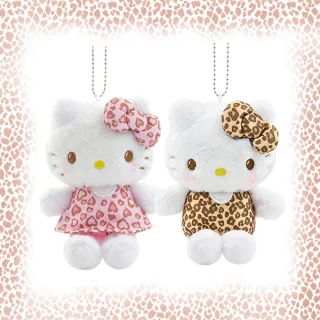 【SANRIO 三麗鷗】吊飾豹紋HELLO KITTY凱蒂貓吊飾玩偶吊飾名牌包吊飾鑰匙閨蜜女友生日禮物聖誕交換禮物