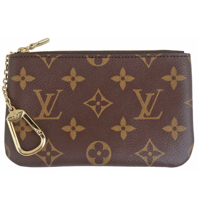 【Louis Vuitton 路易威登】Monogram LV花紋鑰匙手拿中型零錢包(M13559)