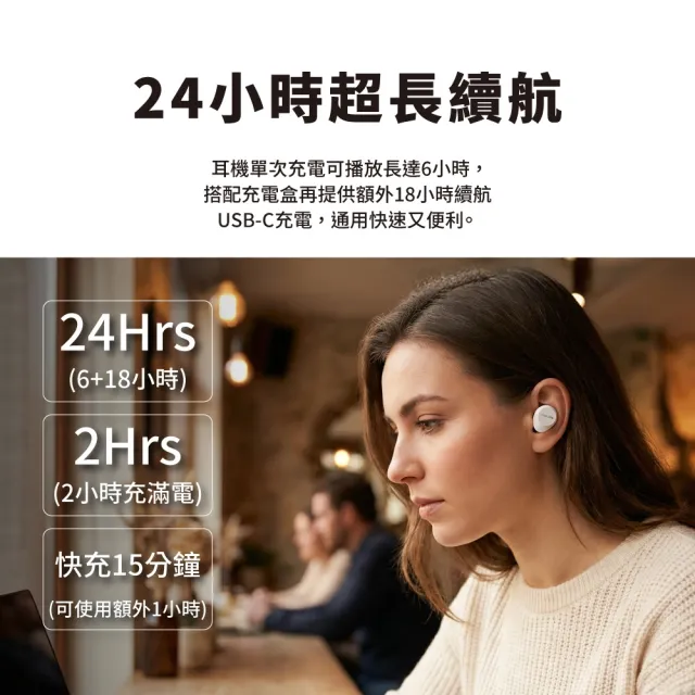 【Philips 飛利浦】雙AI mics低音強化藍牙6.0耳機-TAT1300