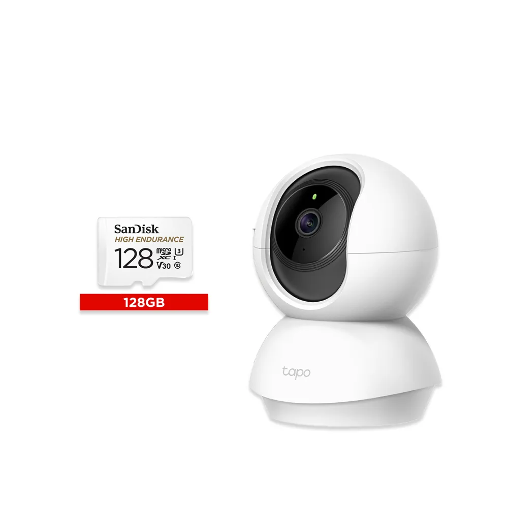 (128G組)【TP-Link】TC70 1080P 200萬畫素 Wi-Fi可旋轉監視器 哭聲偵測 移動偵測 雙向語音 夜視9M 隱私模式