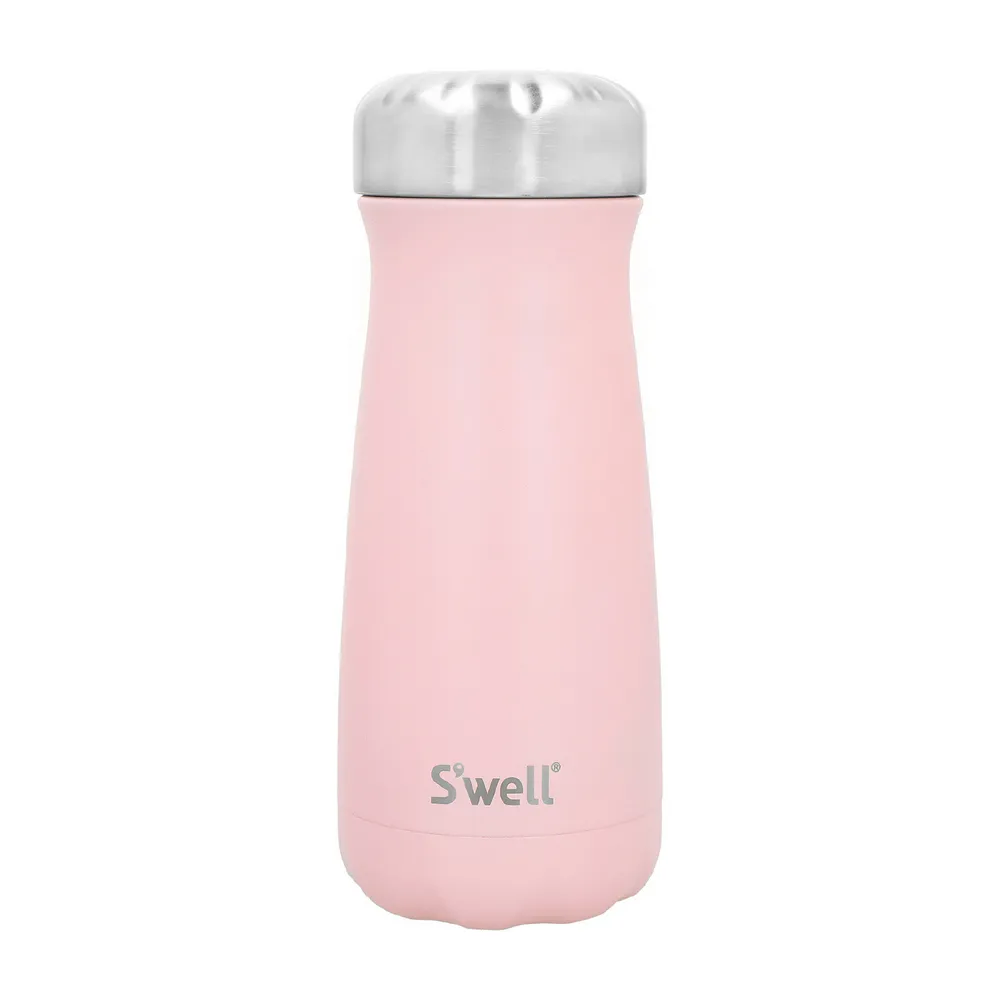 【S’well】美國 Traveler不鏽鋼保溫瓶 櫻花粉470ml / swell 保溫杯 保冰杯 水壺 環保杯