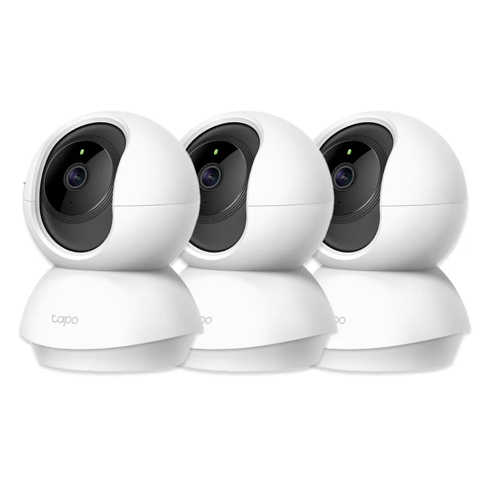 (三入組)【TP-Link】TC70 1080P 200萬畫素 Wi-Fi可旋轉監視器 哭聲偵測 移動偵測 雙向語音 夜視9M 隱私模式
