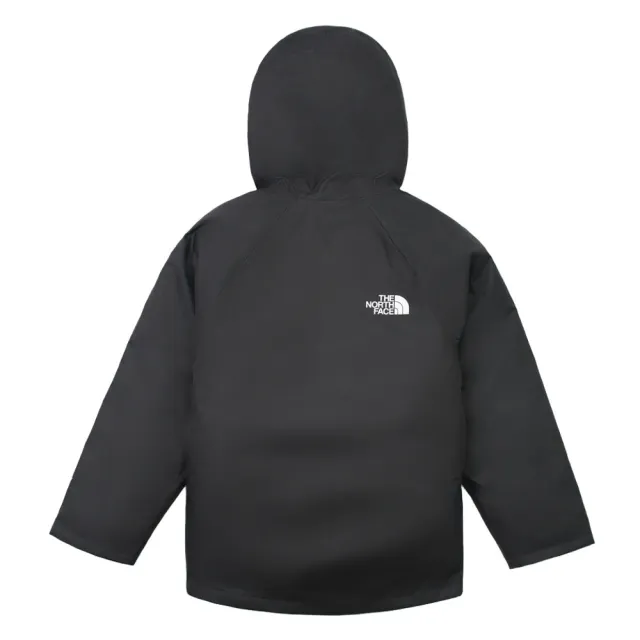【The North Face 官方旗艦】北面兒童黑色DRYVENT防水連帽三合一外套｜8CUSJK3