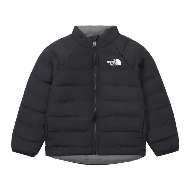 【The North Face 官方旗艦】北面兒童黑色DRYVENT防水連帽三合一外套|8CUSJK3