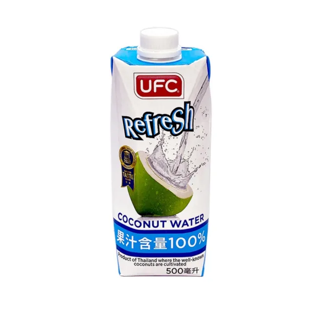 【UFC】泰國100%椰子水500mlx12瓶/箱