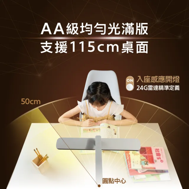 【PHILIPS 飛利浦照明】66157 A3 軒翼全光譜智能LED護眼檯燈(PD057)