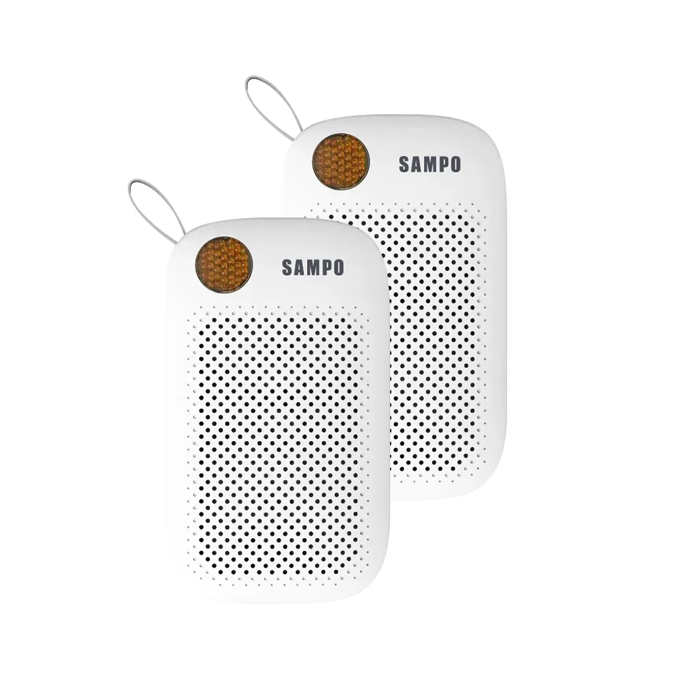 【SAMPO 聲寶】無線綠能除濕器/迷你除濕機/懸掛直放兩用-2入組(DN-Z24151L)
