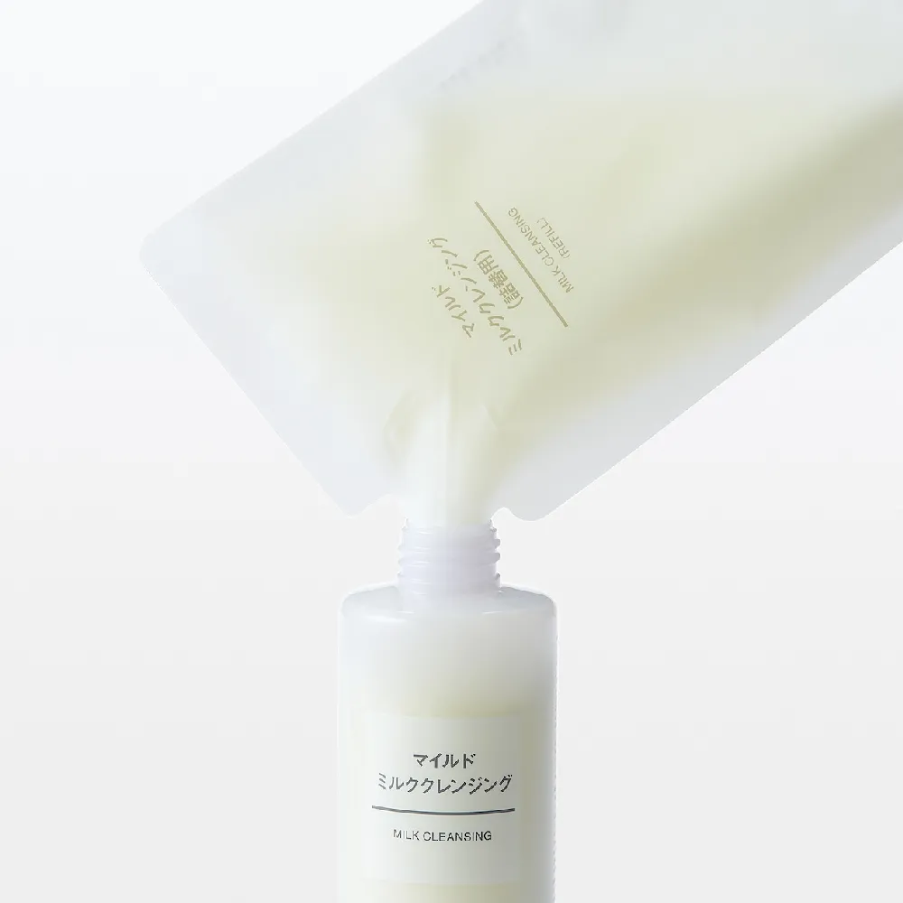 【MUJI 無印良品】MUJI溫和卸妝乳補充包/180ml(2入組)