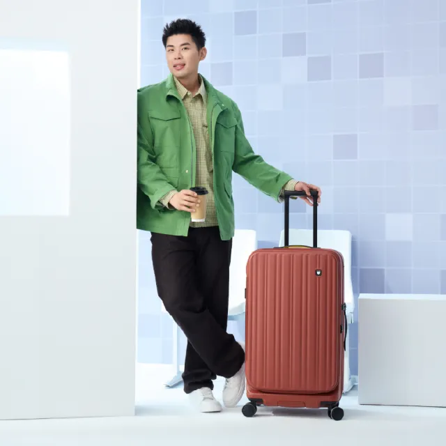 【SWISS STYLE】新升級 20+26+29吋超值大全配 BERMAS FIT 雙開式 內建秤重手把 日本煞車行李箱