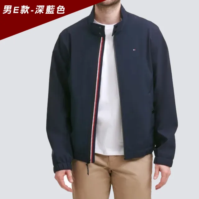 【TOMMY HILFIGER】TOMMY 經典印刷小Logo保暖飛行夾克外套 上衣-多色選(平輸品/保暖舒適)