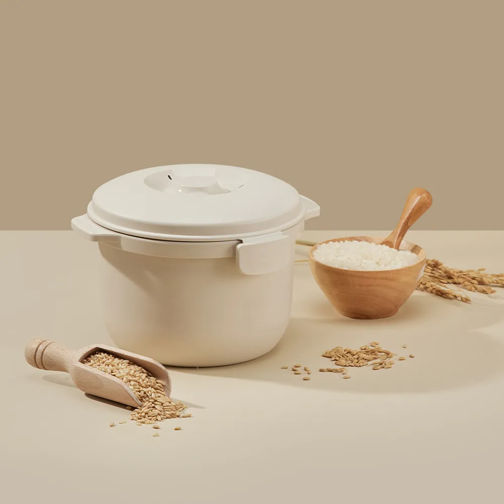 【Roichen】iCUT減醣鍋 12分鐘煮好白飯 比電鍋、電子鍋更方便省時 微波爐專用