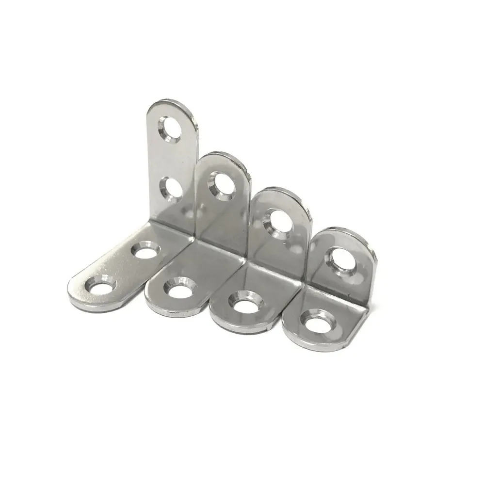 【久玖林】（10入/組）不鏽鋼L型內角鐵25X25mm（厚1.8mm、寬16mm）附M4x16mm不鏽鋼沉頭自攻螺絲20支