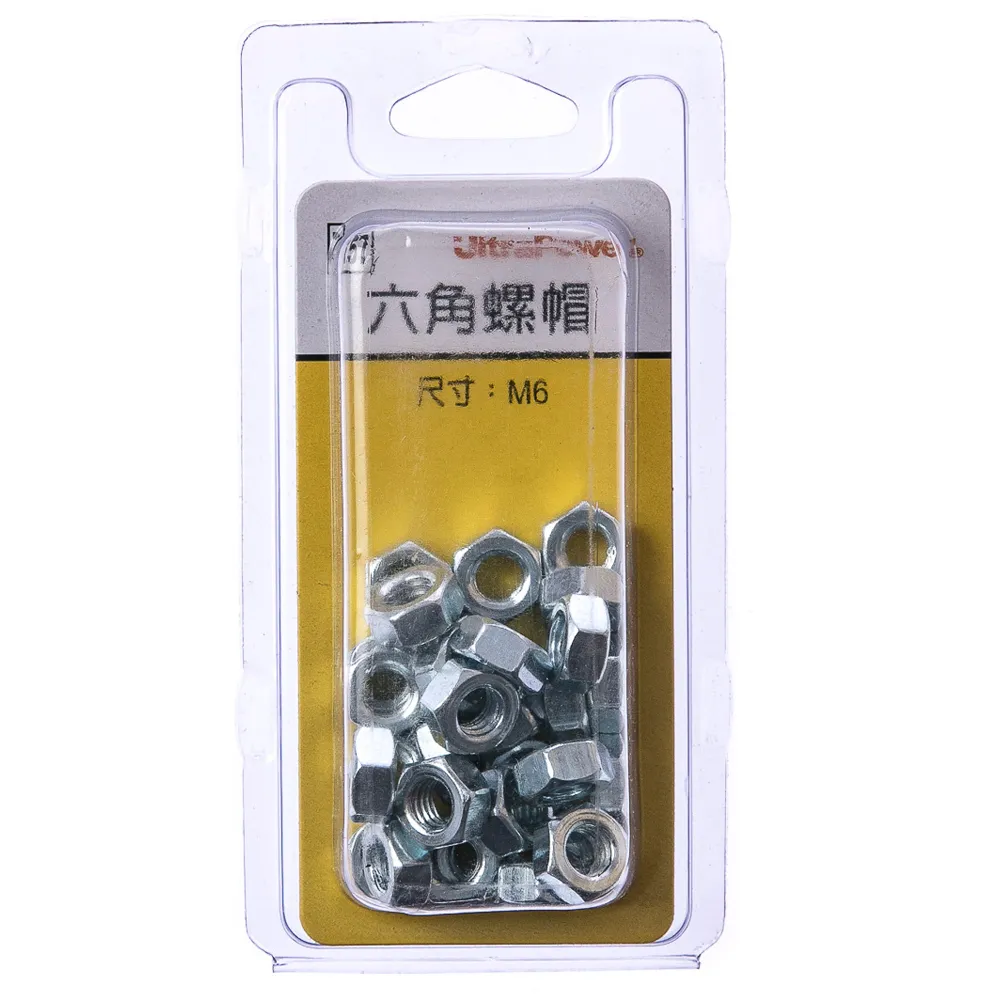 【特力屋】757 六角螺帽 M6 30個