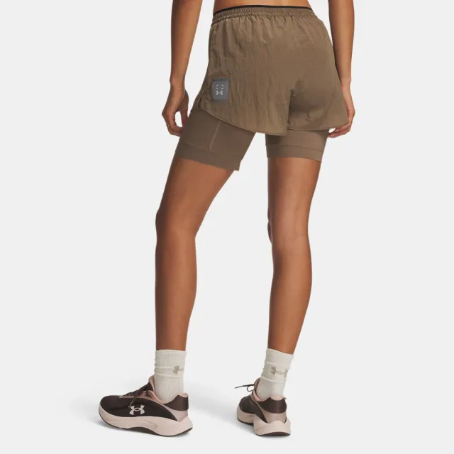 【UNDER ARMOUR】UA 女 HB Run 短褲_6016491-219