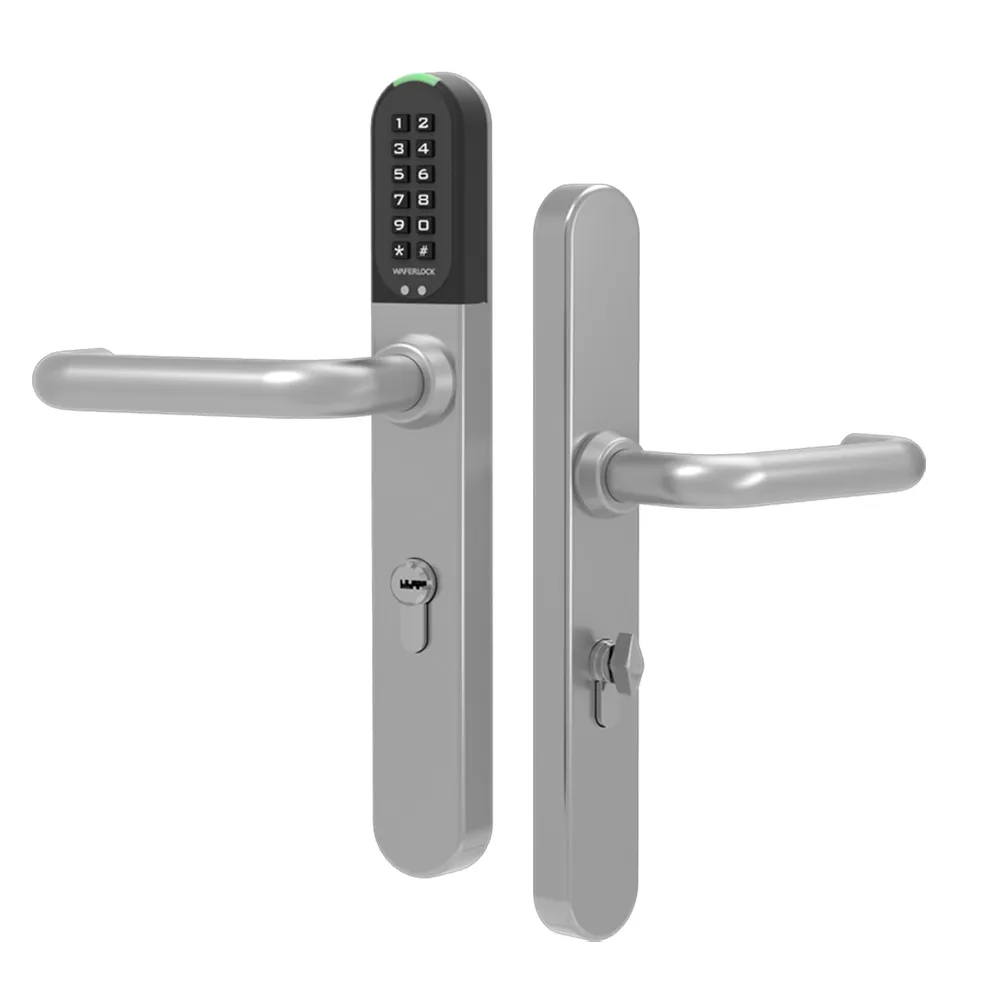 【WAFERLOCK 維夫拉克】L701-IP68防水電子鎖/電子門鎖/通風門扇(卡片+密碼+鑰匙+近端藍芽-含原廠標準安裝)