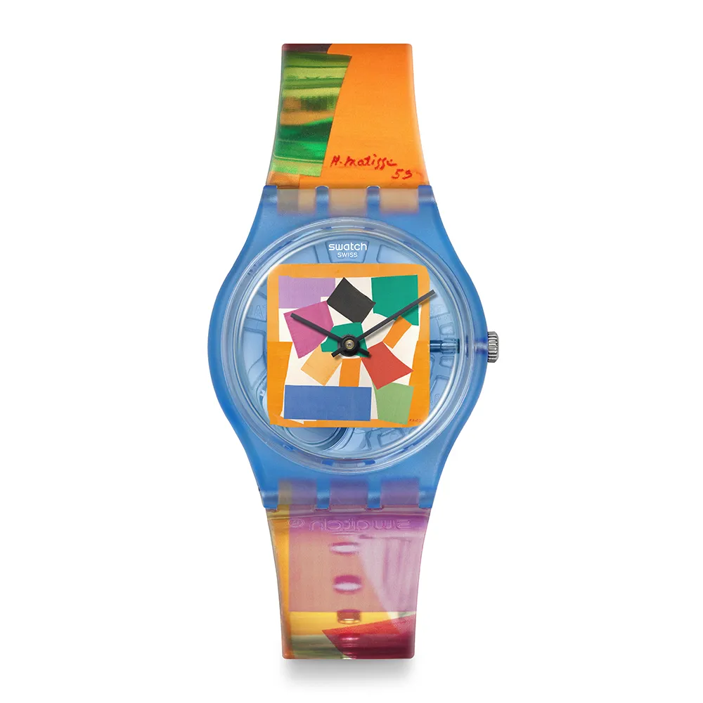 【SWATCH】MATISSE`S SNAIL 馬諦斯《蝸牛》/泰德美術館聯名 SO28Z127 (34mm)