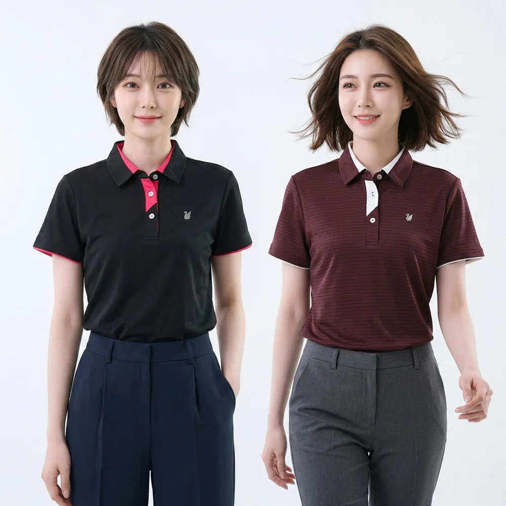【遊遍天下】女款抗UV防曬速乾吸濕排汗機能POLO衫GS1036(M-6L 大尺碼)