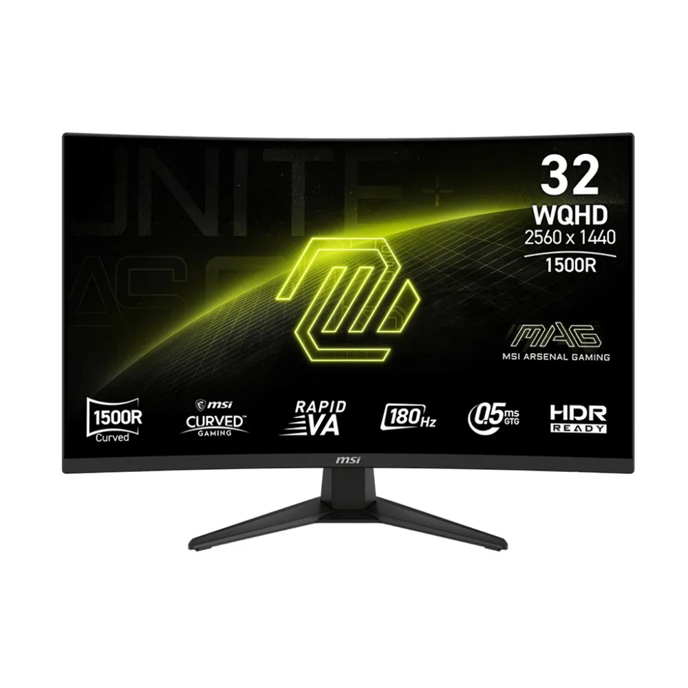 【MSI 微星】MAG 321CQF E18 32型 VA 180Hz 2K 曲面電競螢幕(1500R/AdaptiveSync/HDR)