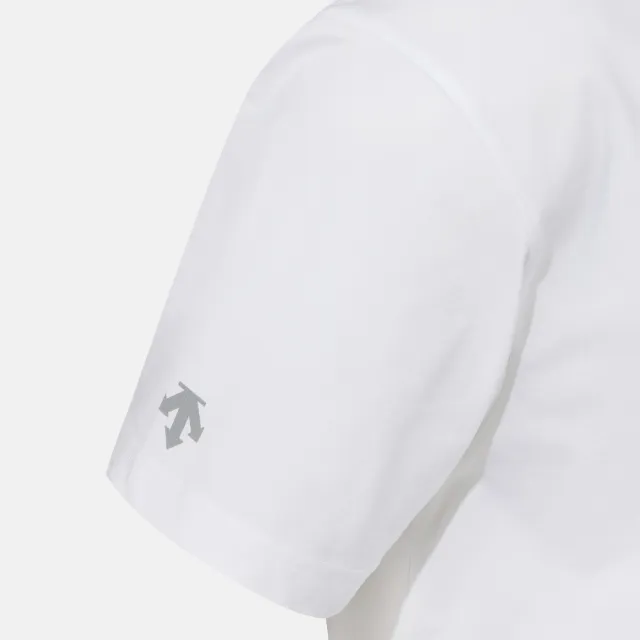 【DESCENTE】短袖上衣 男 快排 ENGINEERED MESH OVER-FIT SHORT-SLEEVE T-SHIRT 白 SR323RTS81-WHT0
