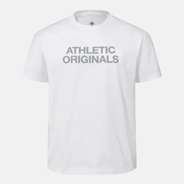 【DESCENTE】短袖上衣 男 快排 ENGINEERED MESH OVER-FIT SHORT-SLEEVE T-SHIRT 白 SR323RTS81-WHT0