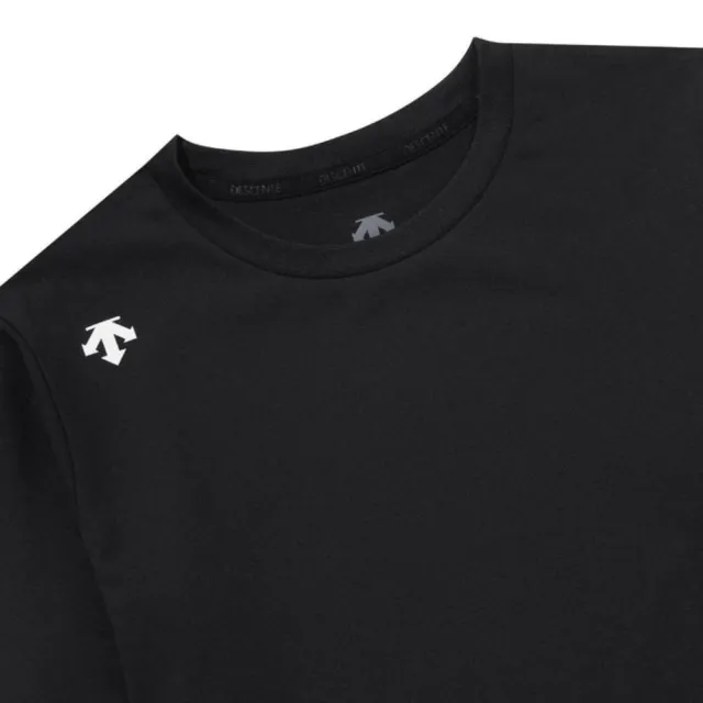 【DESCENTE】長袖上衣 男 快排 [TOUGH] TOUGH LONG SLEEVET-SHIRTS 黑 SR323UTL71-BLK0