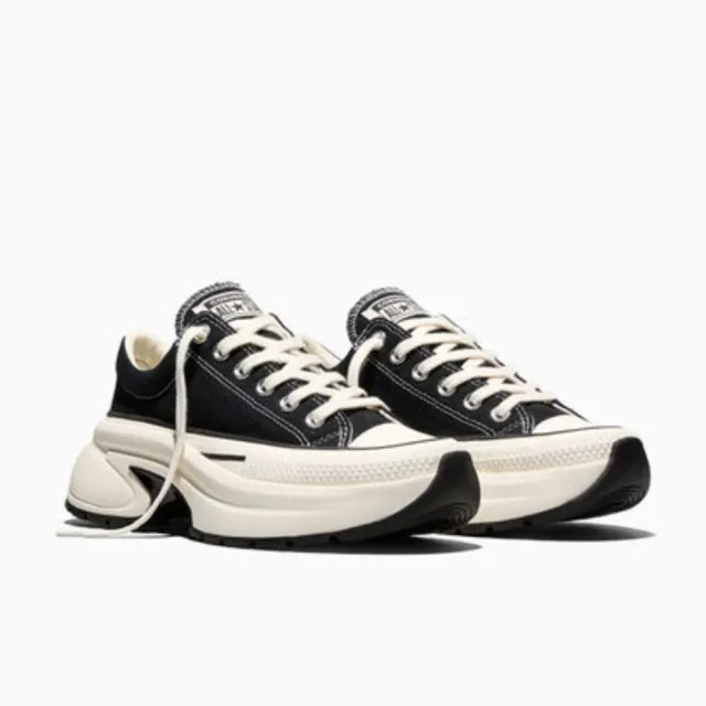 【CONVERSE】休閒鞋 男鞋 女鞋 帆布鞋 運動 低筒 厚底 RUN STAR CRUSH 黑 A18465C