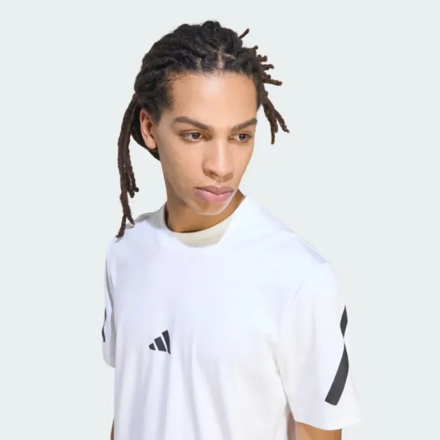 【adidas 愛迪達】短袖上衣 男 涼感 亞規 M Z.N.E. TEE RE 白 KF3797